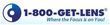 1-800-Get-Lens logo