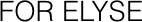 For Elyse logo