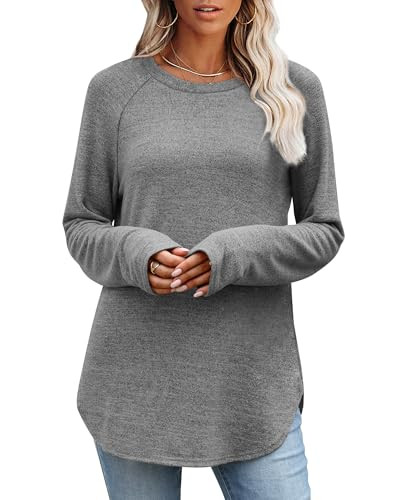 OFEEFAN Women's Loose Fit Tunic Tops