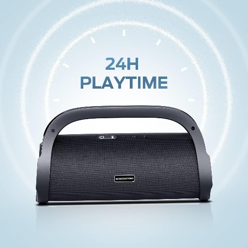 Monster Adventurer Max Bluetooth Speaker W/24H Playtime
