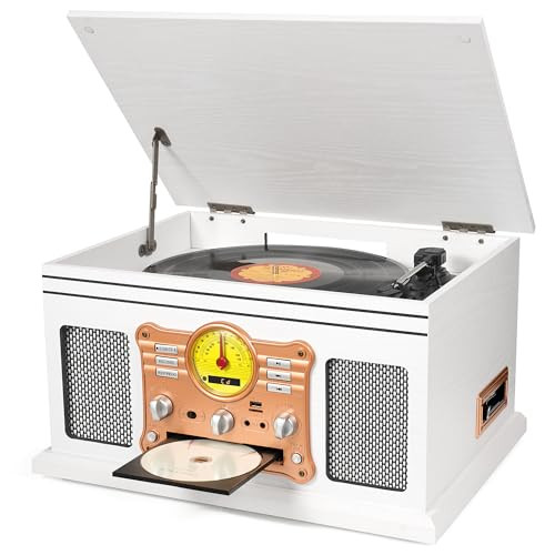 Bluetooth Turntable with Speakers