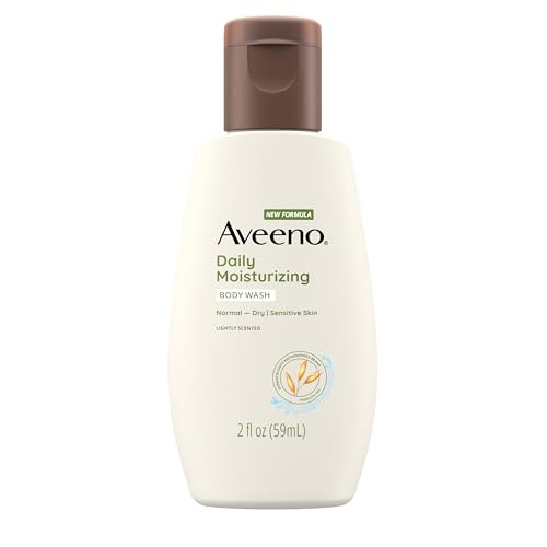 Aveeno Daily Moisturizing Sensitive Skin + Prebiotic Oat Body Wash, 2 Fl. Oz.