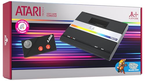 Official Atari 7800+ Console & Wireless Controller