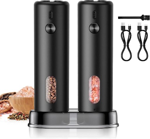 Rechargeable Salt and Pepper Shakers