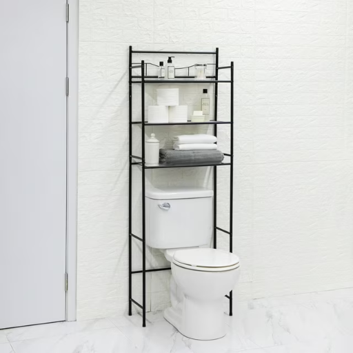 Mainstays 3-Shelf Over-the-Toilet Steel Wall Mount Storage Shelf