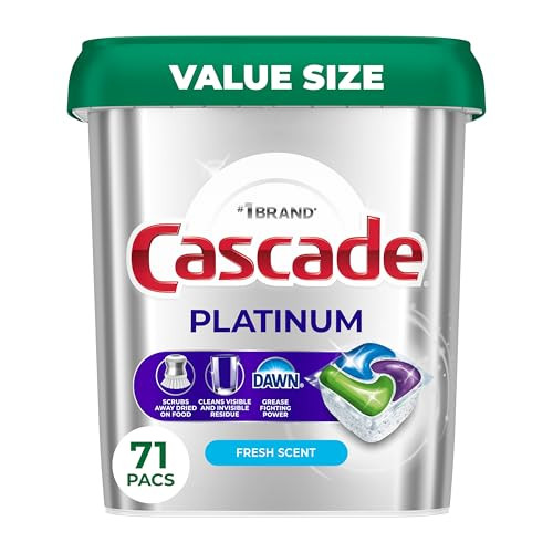 Cascade Platinum Dishwasher Pods - 71ct