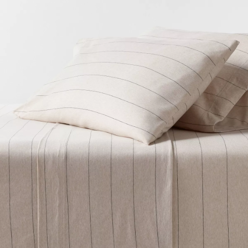 Threshold Twin Cotton Jersey Sheet Set