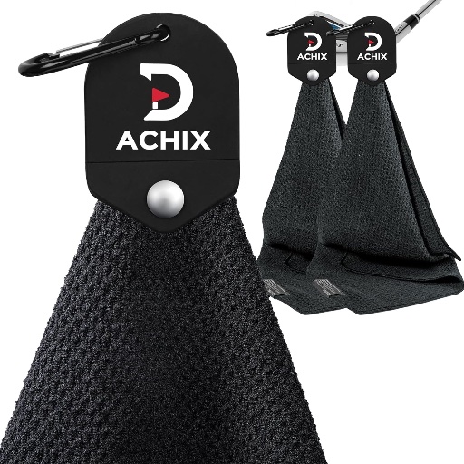 ACHIX Magnetic Golf Towel 2-Pack
