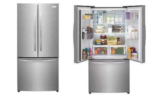 Frigidaire 31.5", 18 Cu, Ft. Counter Depth French Door Refrigerator