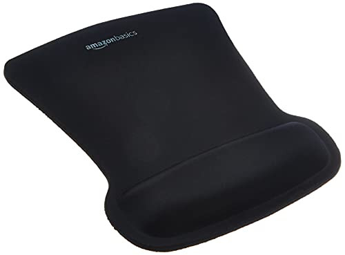 Amazon Basics Irregular Ergonomic Gel Computer Mouse Pad with Wrist Rest