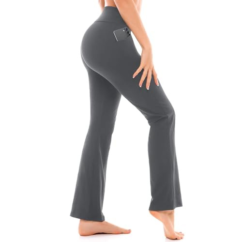 Walifrey Flare Leggings with Pocket