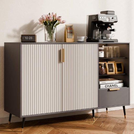 MODNEST Fluted Sideboard Cabinet