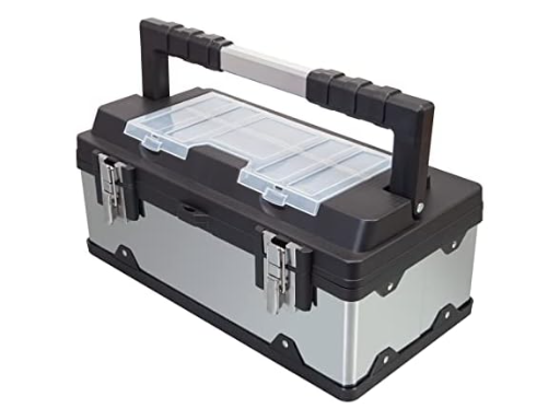 Torin Stainless Steel & Plastic Portable Toolbox