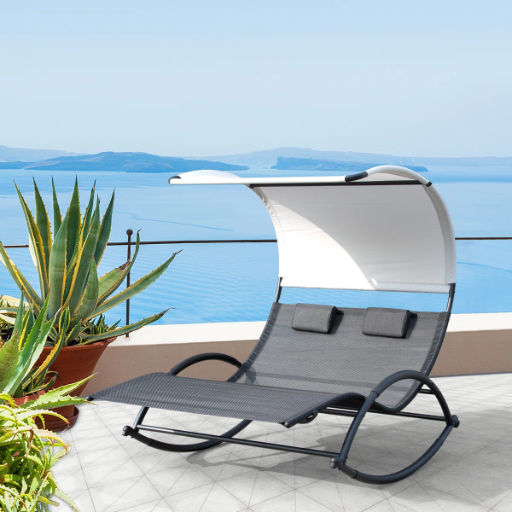 Freeport Park Goodfellow Double Chaise Lounge