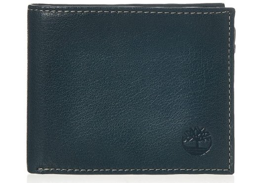 Timberland Men’s Leather Bi-Fold Wallet