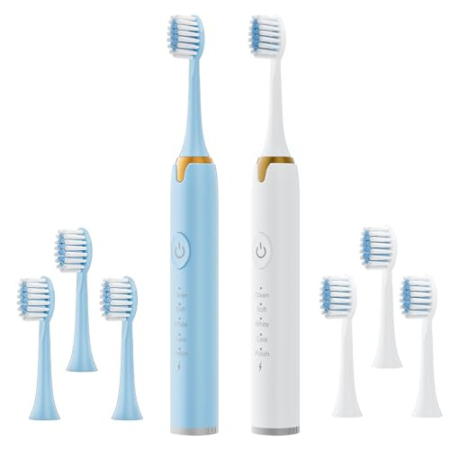 Travel Electric Toothbrush Sets- 2-Pack
