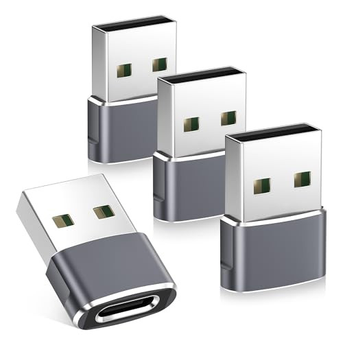 Basesailor USB C to USB A Adapters 4-Pack