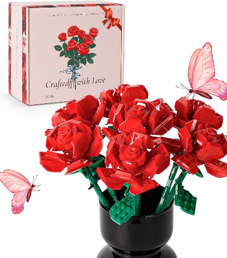 Bouquet of Roses Building Set