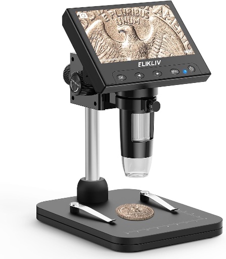 Elikliv 4.3'' LCD Digital Microscope