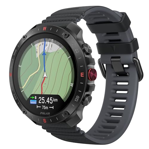 POLAR Grit X2 Pro Premium GPS Smart Sports Watch, Night Black Deal