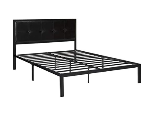 ZINUS Cherie Faux Leather Platform Bed Frame (Queen)