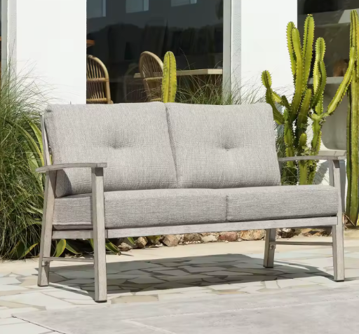 Patio Loveseat Sofa with Cushions