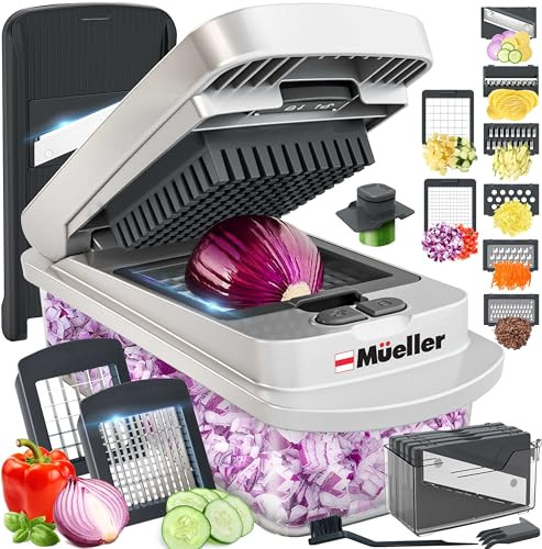 Mueller Pro-Series 8 Blade Vegetable Chopper/Mandoline Slicer