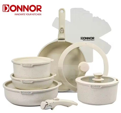 Donnor Non-stick Cookware Kitchenware Die Cast Aluminum Pot Set