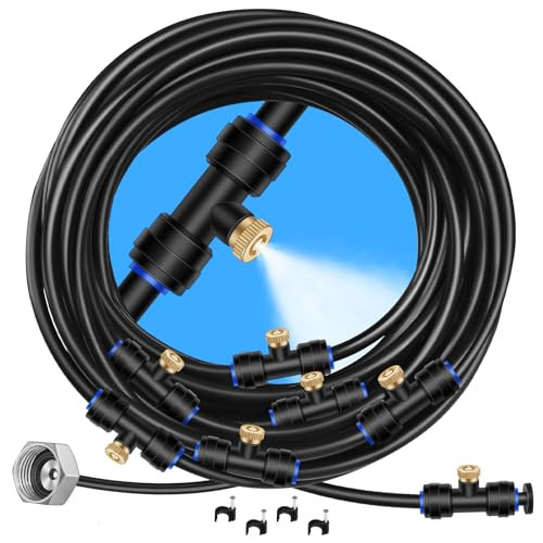 Goxawee Misting System with Brass Nozzles