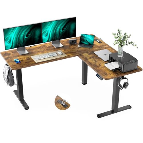 Marsail Standing Desk with Electrical Outlet