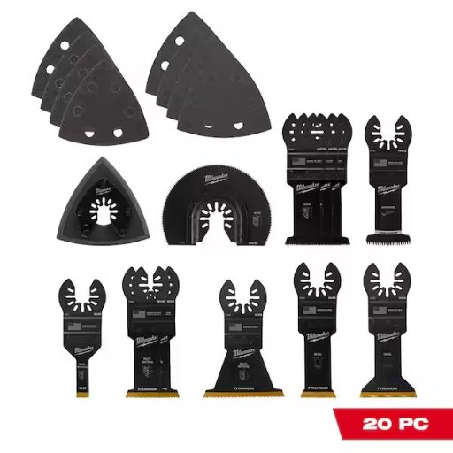 Milwaukee 20-Piece Oscillating Multi-Tool Blade Kit