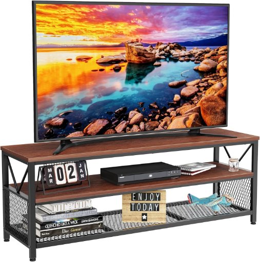NOBLEWELL 3-Tier TV Stand for TVs Up to 60"