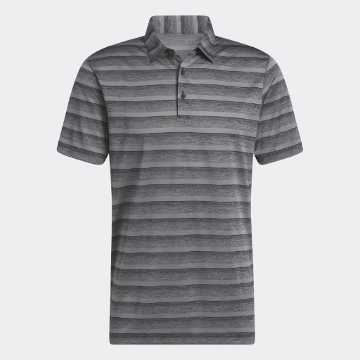 adidas Men's Two-Color Striped Polo Shirt