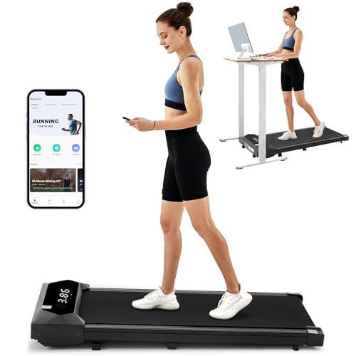 DBT Walking Pad W/Remote, APP & 220 Lb Capacity