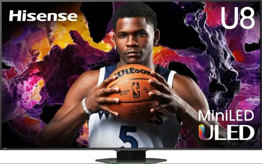 Hisense 75-inch U8N Series Mini-LED QLED 4K Smart TV