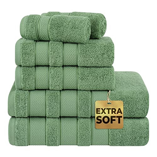 American Soft Linen Salem 6 PC Bath Towel Set