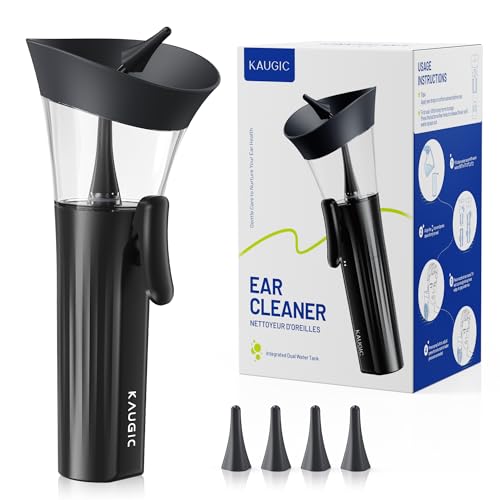 Kaugic One-Hand Manual 2-in-1 Ear Wax Removal Irrigation Flushing System Kit Deal