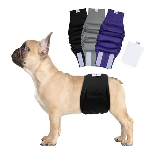UNIPUP Dogs Washable Belly Band--3 Pcs
