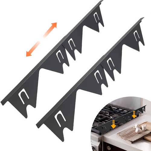 Stainless Steel Stove Gap Covers--2 Pack