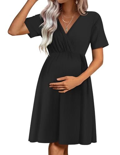 Ekouaer Maternity Nursing Dress Deal