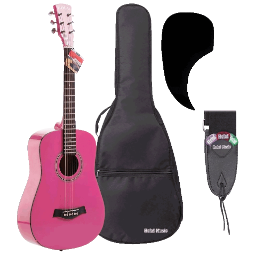 Hola! Music 36-inch Acoustic Guitar Bundle