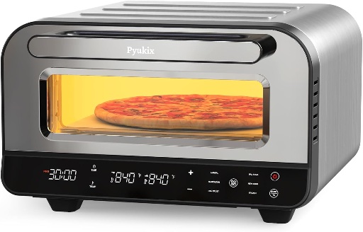 Indoor Countertop Pizza Oven with 6 Touchscreen Presets