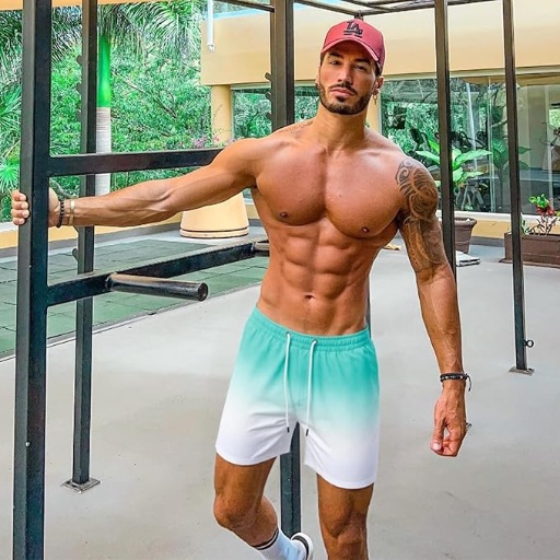 Men's Swim Trunks with Compression Liner 