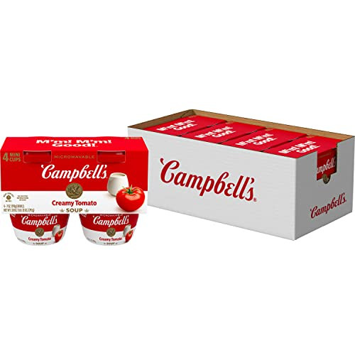 Campbell's Microwavable Creamy Tomato Soup 16-Pack
