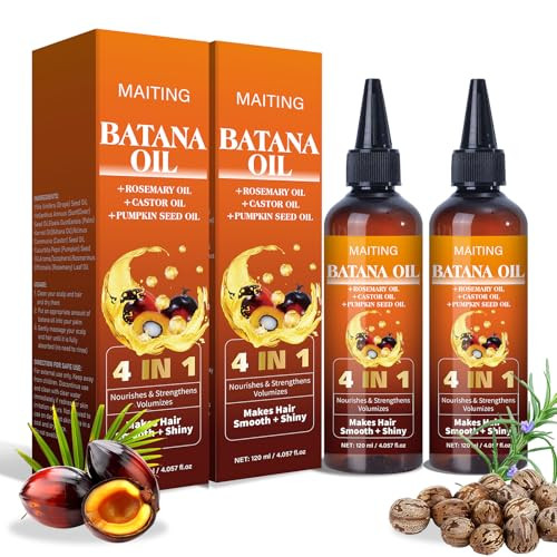 2 Pack of MAITING Batana Oil for Hair Growth
