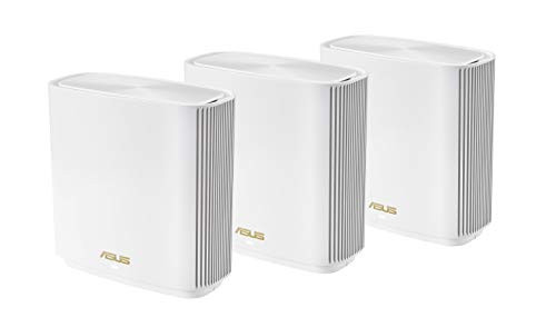 ASUS ZenWiFi Tri-band Mesh WiFi 6E System ET8 3-pack