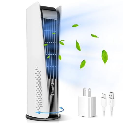 Small 90° Oscillating Bladeless Fan Tower