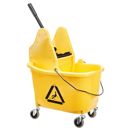 Amazon Basics 35-Qt Rectangular Floor Cleaning Mop Bucket
