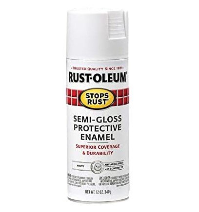 Rust-Oleum 12 Oz. Stops Rust Spray Paint, Semi-Gloss White