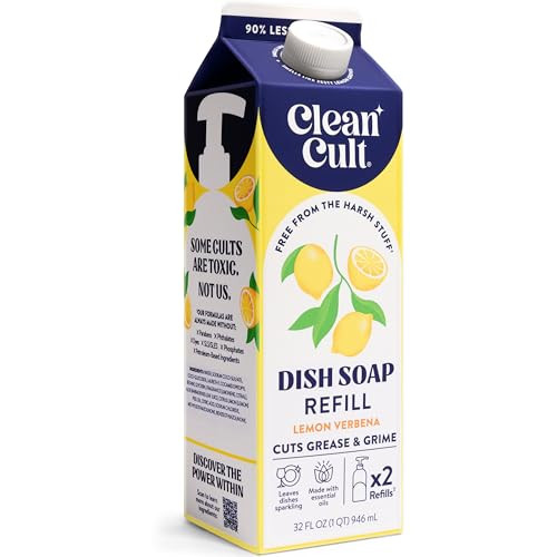 Cleancult Dish Soap Liquid Refill, 32 Fl. Oz.